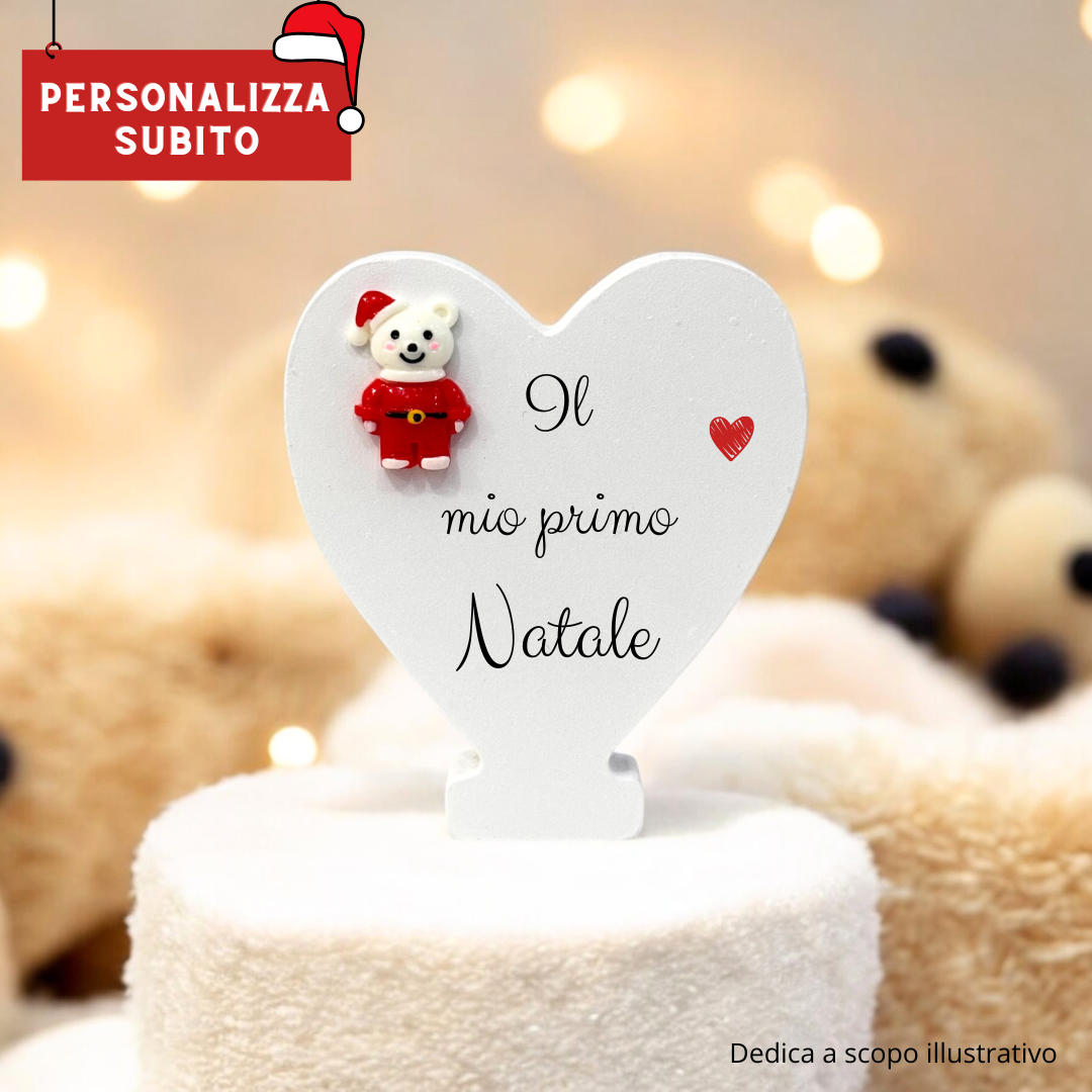 Cuore bianco di Natale