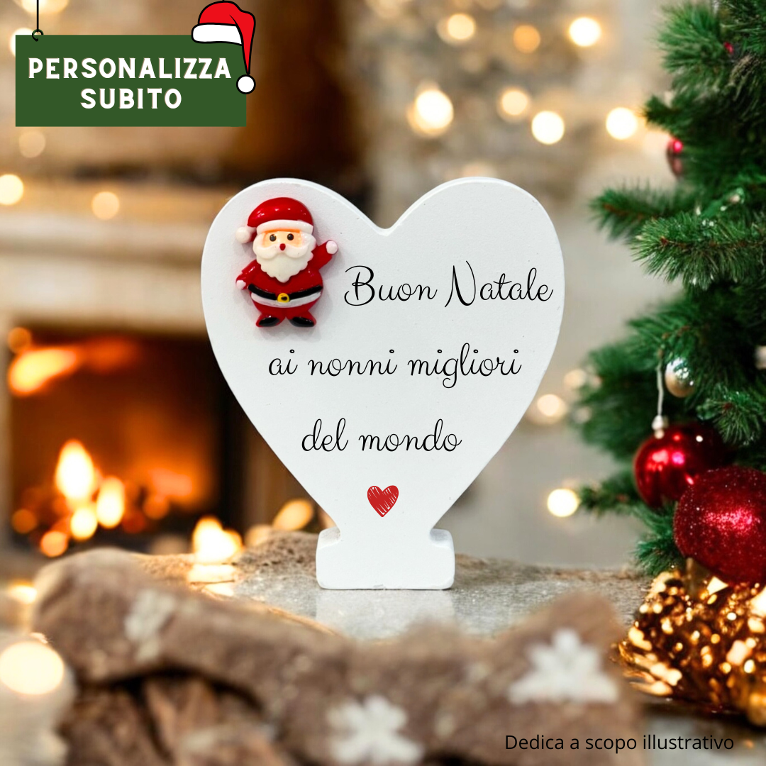 Cuore bianco di Natale