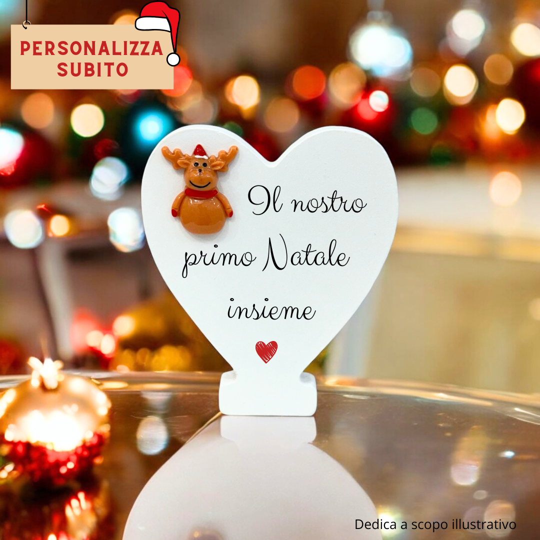 Cuore bianco di Natale