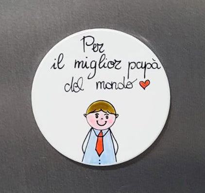 Magnete Dedica per il Papà