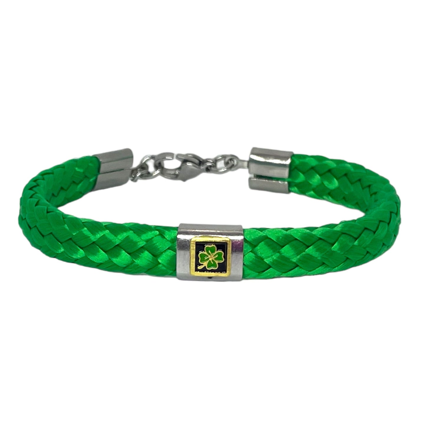 Bracciale Quadrifoglio Verde Bandiera