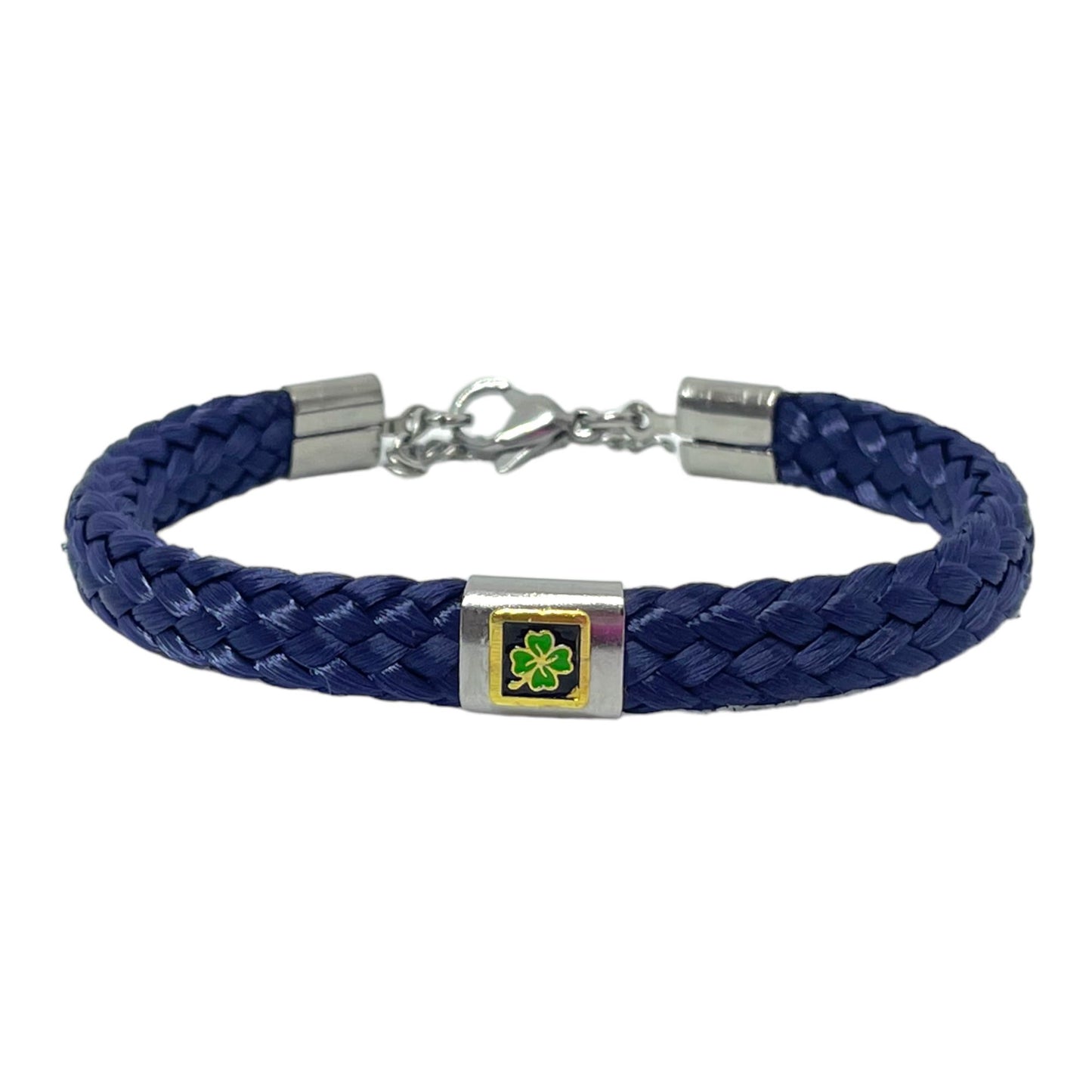 Bracciale Quadrifoglio Blu Scuro