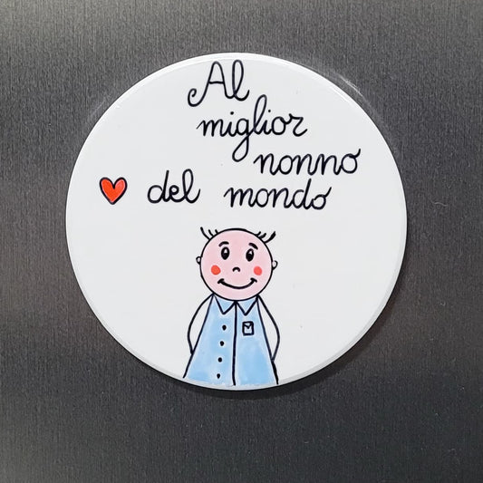 Magnete Dedica per il Nonno